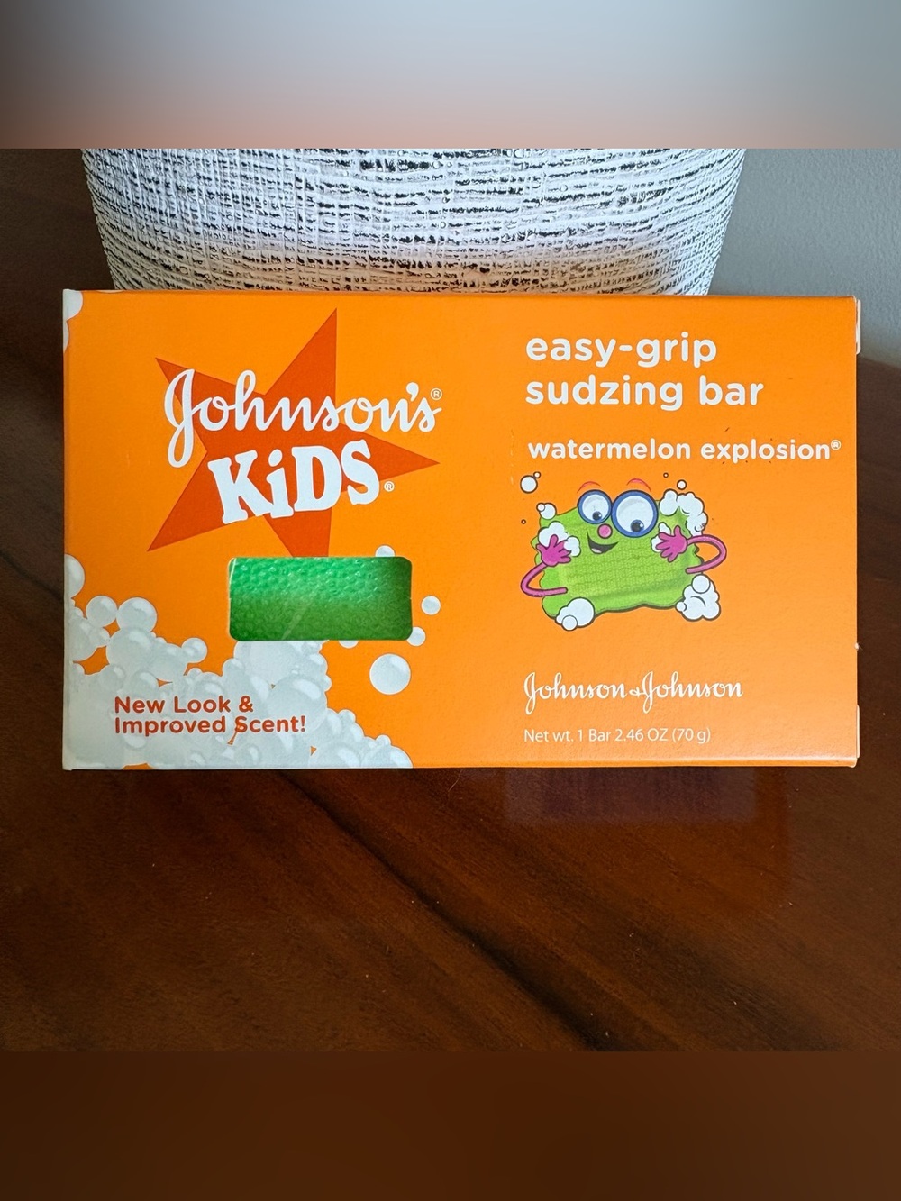 Rare 13 Johnson’s Kids Buddies Easy Grip Sudzing Bar Watermelon Explosion Soap - Picture 3 of 9